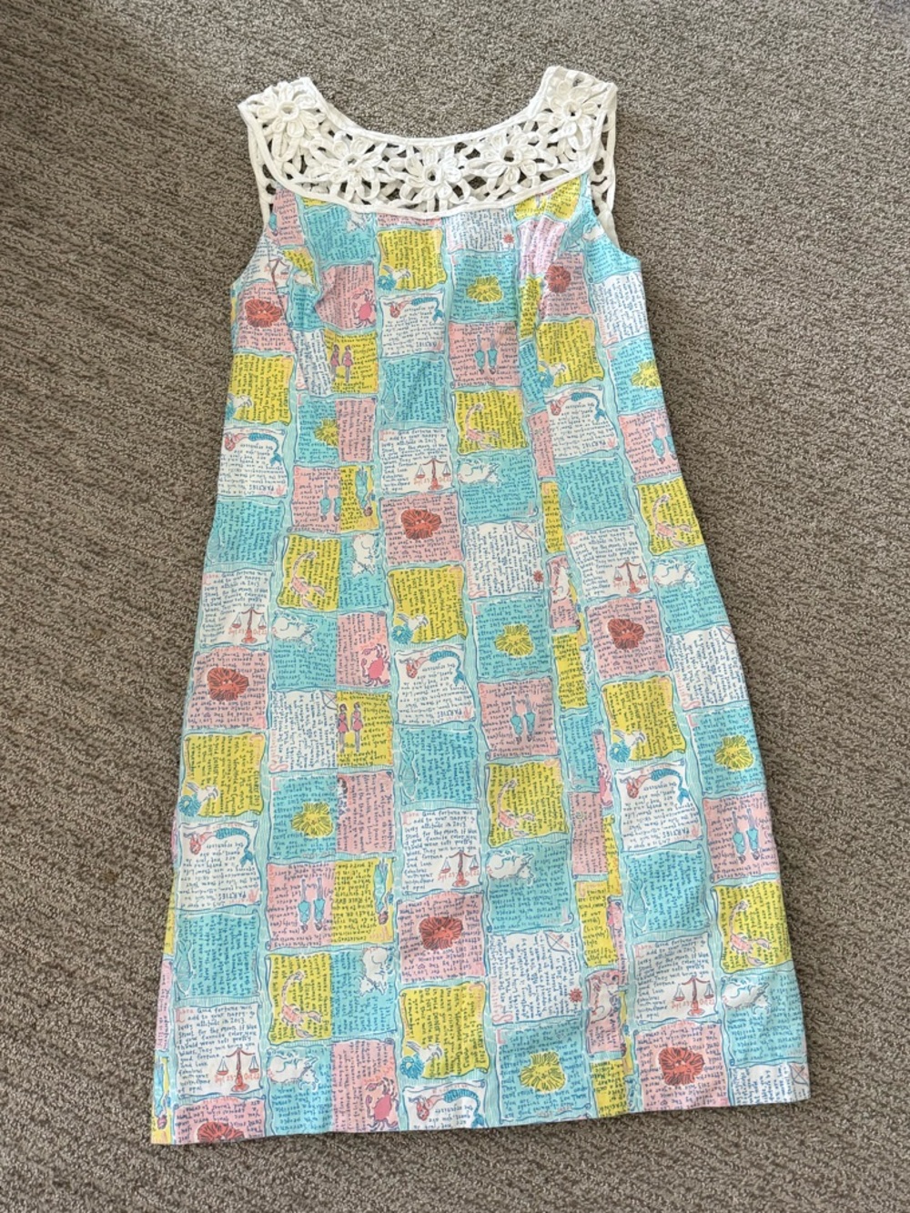 Vintage horoscope Lilly Pulitzer dress
